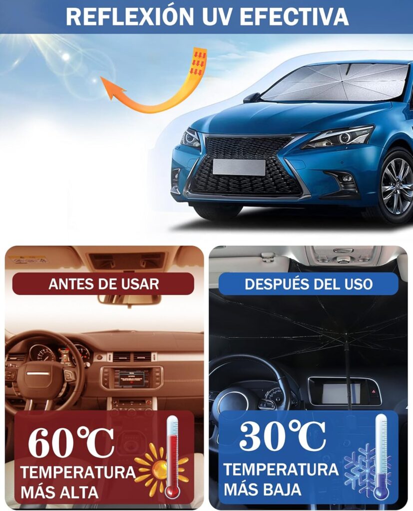 Paraguas Plegable para Coche