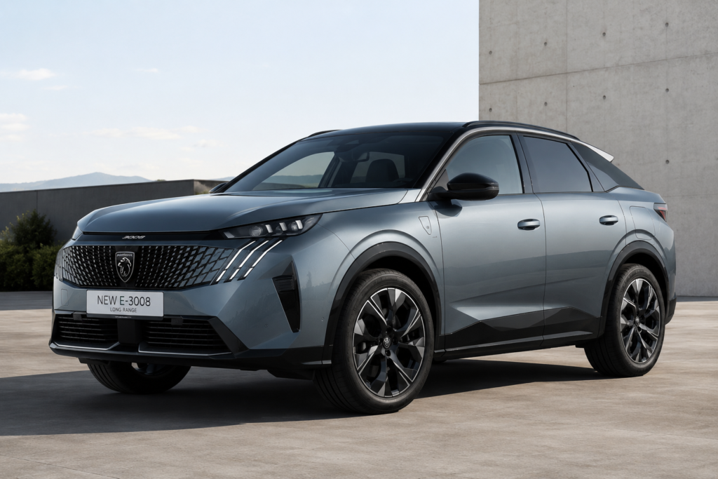 Nuevo  Peugeot 3008 Long Range con vista parcialmente lateral