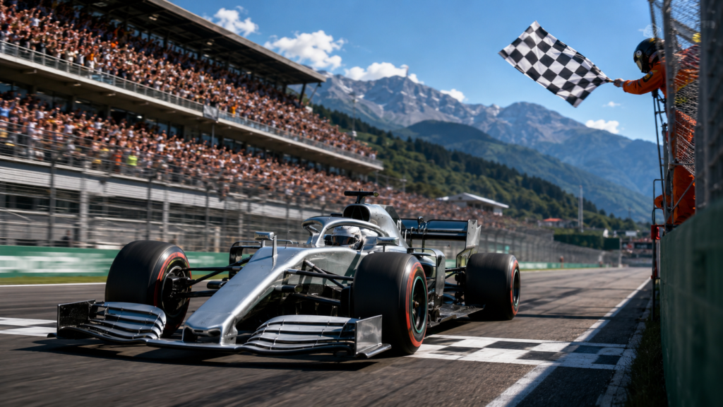 George Russell liderando el GP de Austria 2026 en el Red Bull
Ring