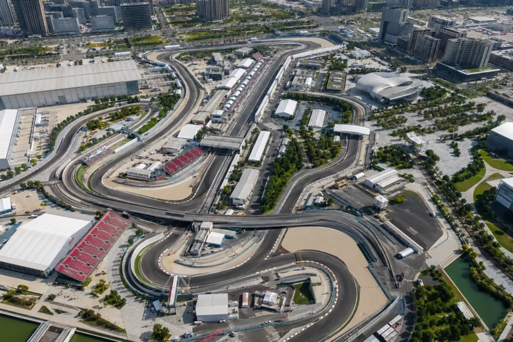 Trazado semiurbano de un circuito de F1 en una gran ciudad, como el nuevo GP de Madrid